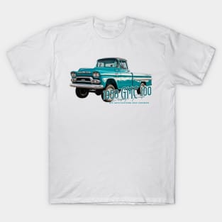 1958 GMC 100 Pickup Truck with NAPCO Four Wheel Drive Conversion T-Shirt